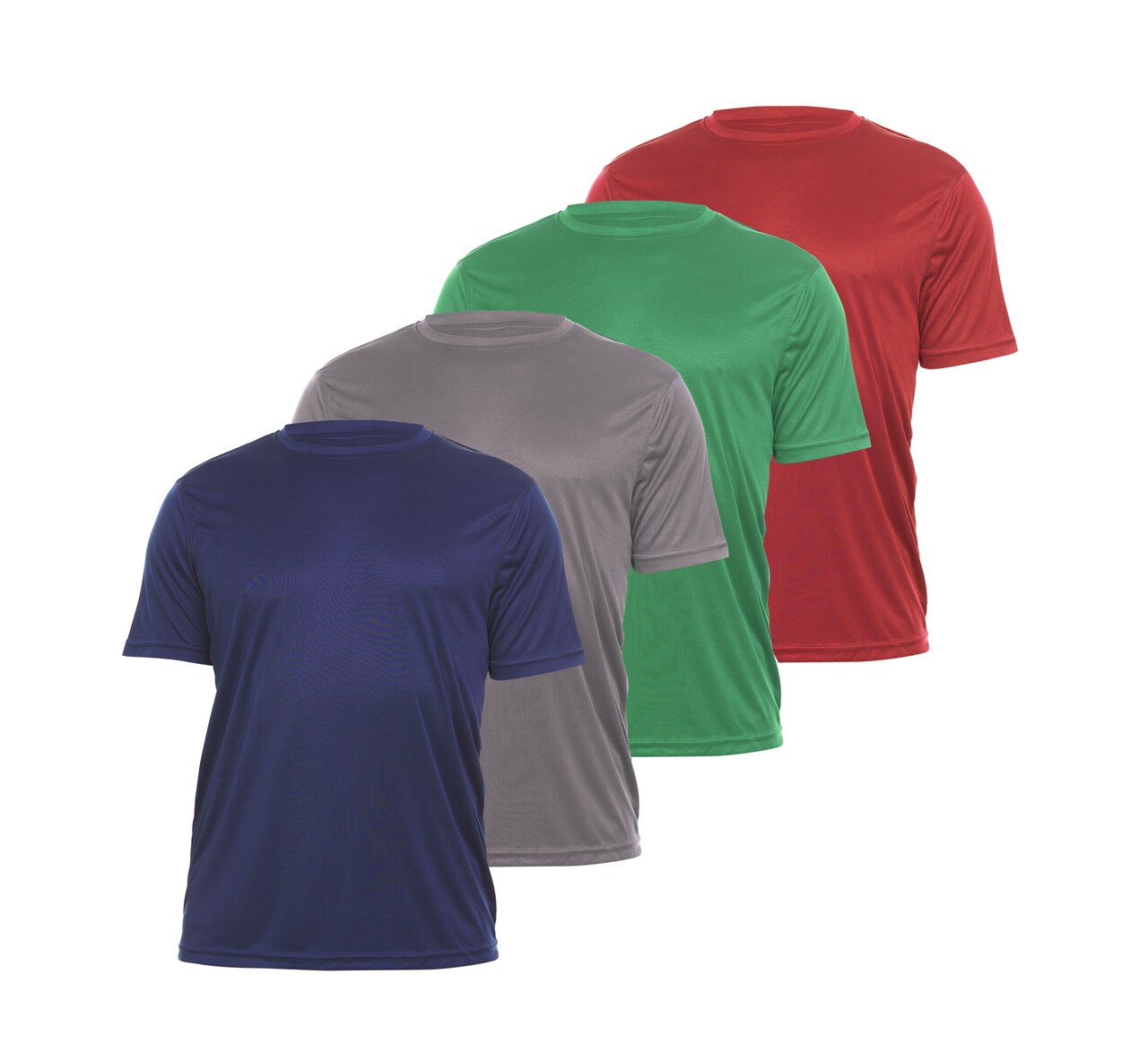 Men s Shirts Athletic Moisture Wicking Dry Fit 4 Pack